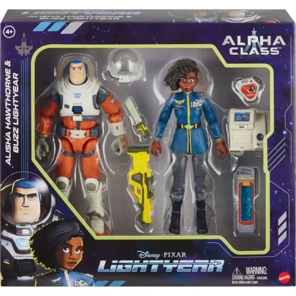Disney Pixar Lightyear Alpha Class Alisha Hawthorne & Buzz Lightyear Figures 2pk - Picture 2 of 5